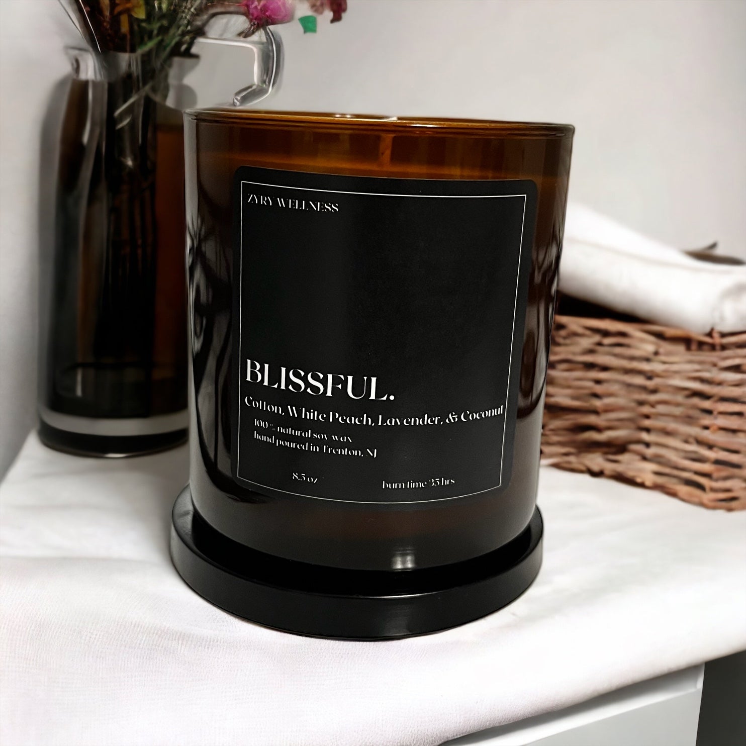 Blissful- Cotton, White Peach, Lavender, Coconut