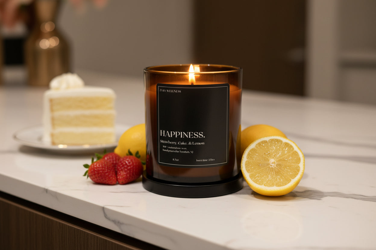 Happiness- Strawberry, Cake, Lemon