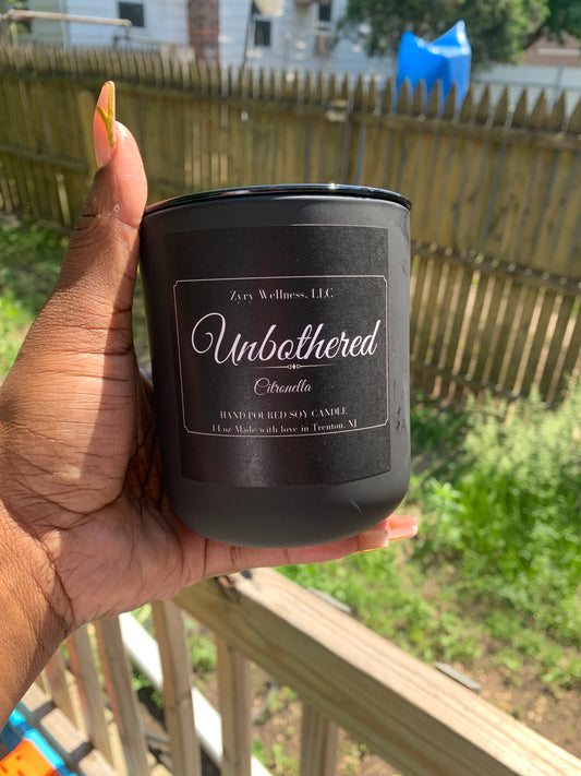 Soy wax candle- Unbothered